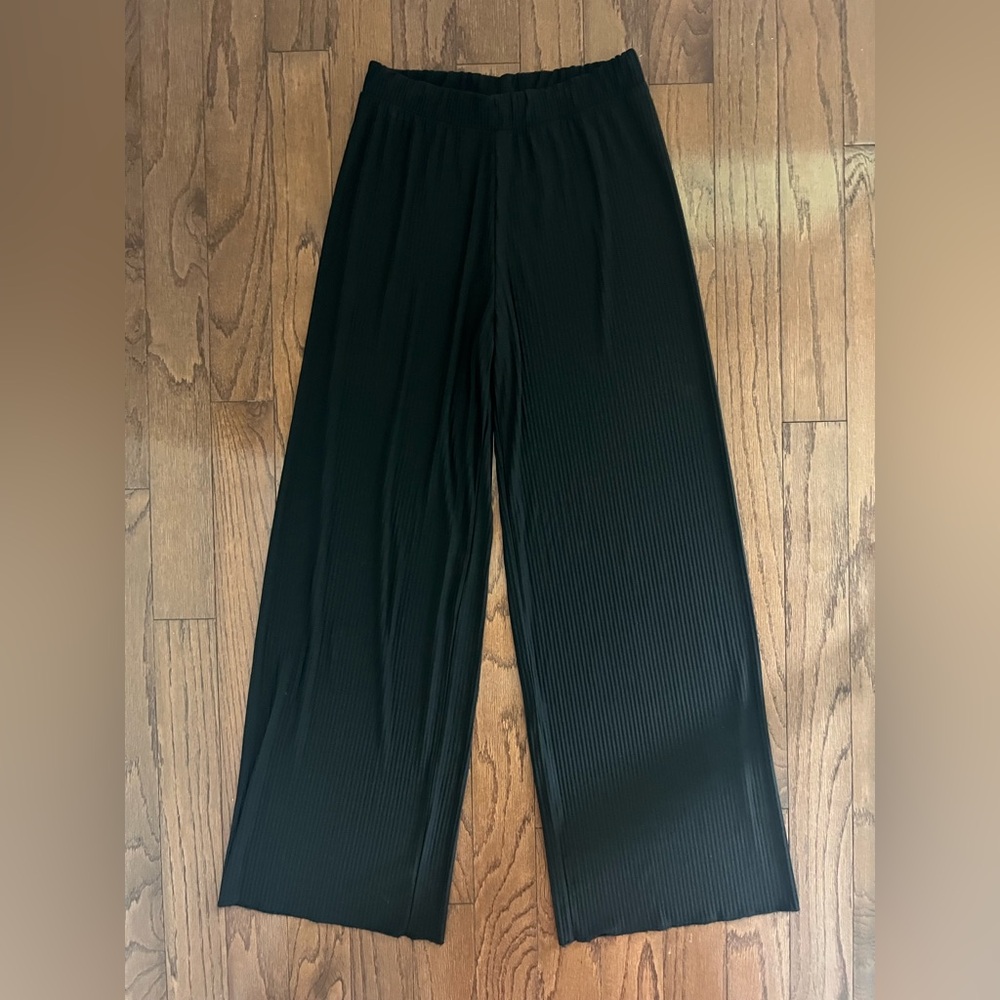 Zara Black Flowing Trousers